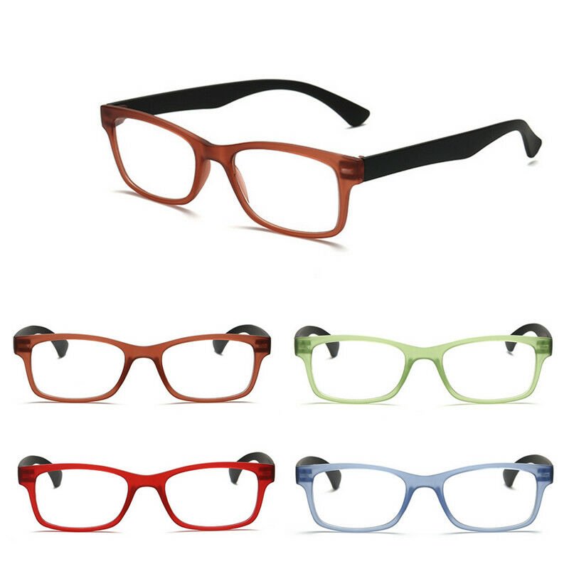 Colour Frame Plastic Reading Glasses presbyopic glass Eyewear Readers Light