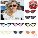 Sunglasses Cat eye Eyewear Brand Designer Retro Sunglass half moon Fashion glass