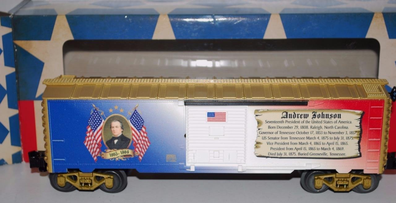 Lionel Trains 6-25931 President Andrew Johnson Boxcar Made in USA ...