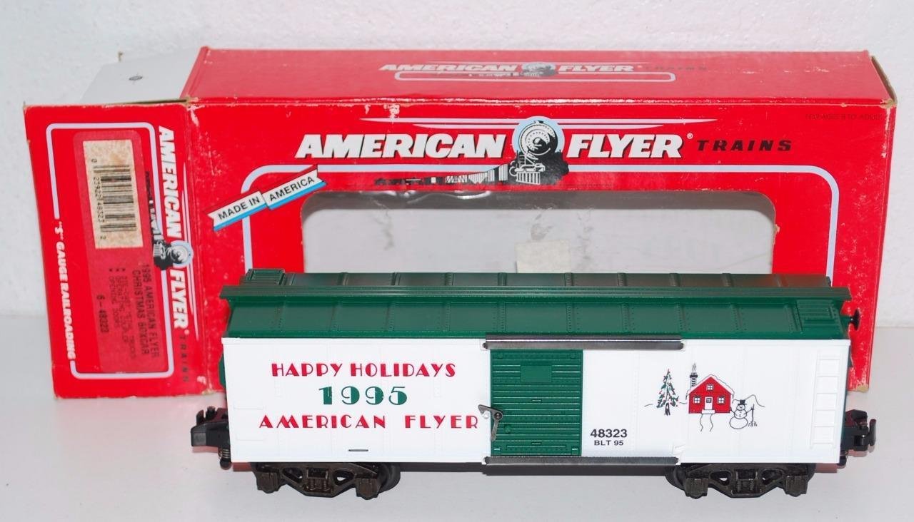 American Flyer 648323 Merry Christmas BoxCar Happy Holidays Snowman