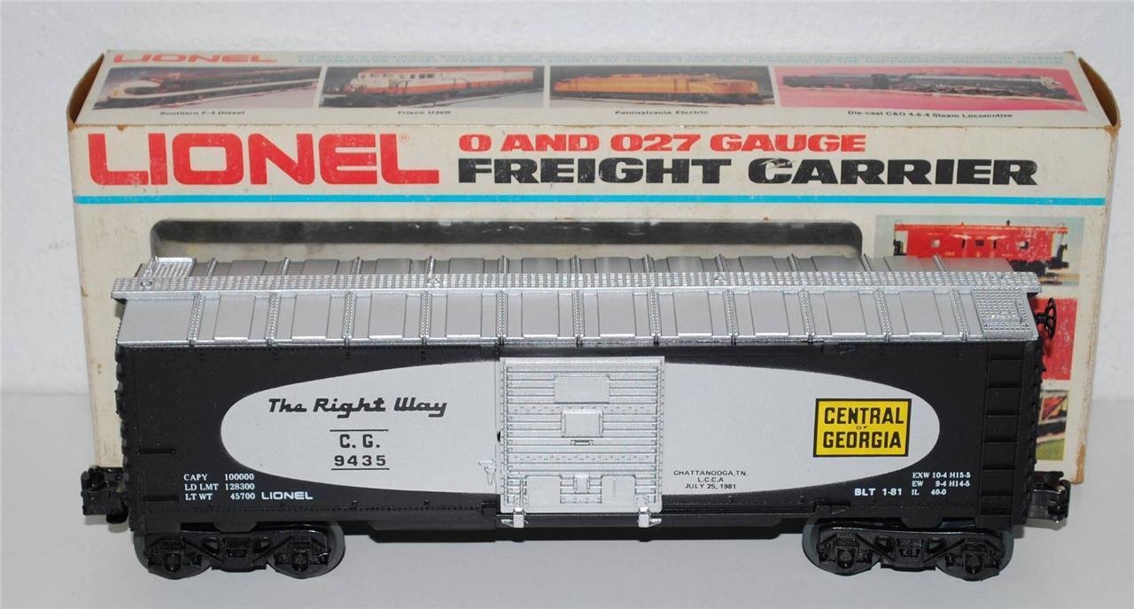 Lionel Trains 6-9435 LCCA Central of Georgia Boxcar 1981 Right Way ...