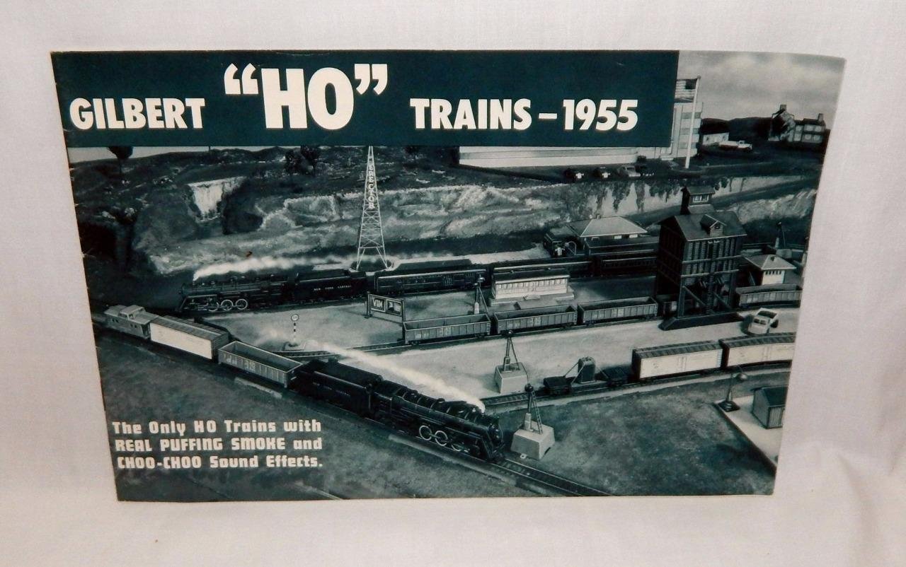 Vintage AC Gilbert HO 1955 Catalog D1820 American Flyer Trains Crisp