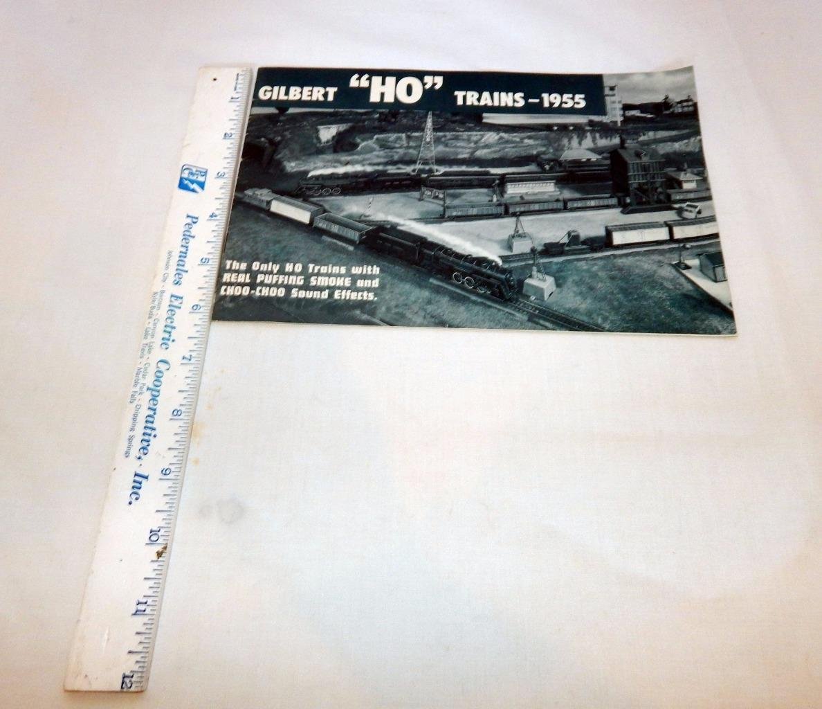 Vintage AC Gilbert HO 1955 Catalog D1820 American Flyer Trains Crisp