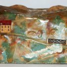 Lionel Prewar metal tunnel 120 O / Standard Metal 17" mountain scene painted