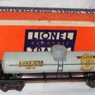 Prewar Lionel SUNOCO SUNX 2755 Oil Tank Car GRAY Decals Semi Scale 1942 O BOXED