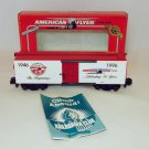 American Flyer 6-48324 50th Anniversary 3/16" S Gauge Commemorative Boxcar 46-96