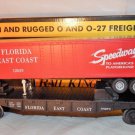MTH 30-7627 Florida East Coast FEC 12639 Flatcar w/ Trailer O/027 Speedway 1998