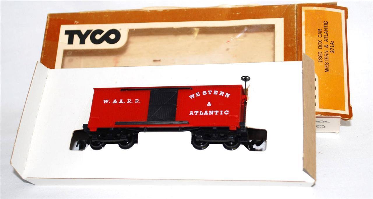 HO Scale Tyco 371A Western & Atlantic W&ARR 1860 woodside boxcar 19th ...