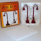 MTH 30-1030 Set of 2 #59 Gooseneck Lamp Classic Single Arc Lamp W/ Teardrop Lamp