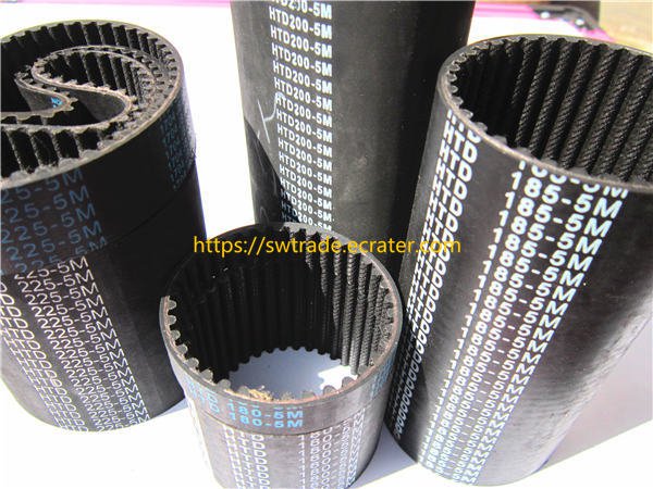 185-5M HTD Timing Belt 9mm Width