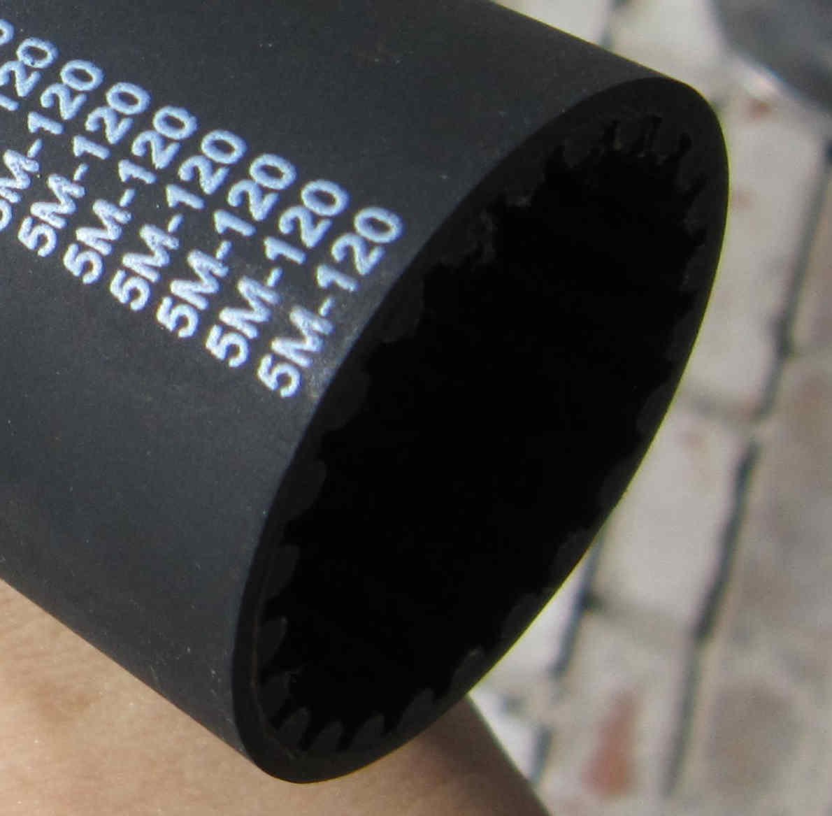 5pcs HTD 120-5m-9  Timing Belt 9mm width tooth no.24