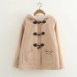 Cute cartoon kitty pocket thicken coats