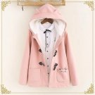 Pink Cute cartoon thicken coats