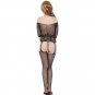 Women's sexy exotic lingerie cut-out crotchless fishnets body stocking #H3103