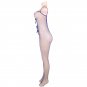 Women's sexy exotic lingerie cut-out crotchless fishnets body stocking #H3105