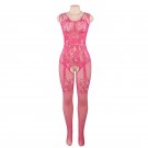 Women's sexy exotic lingerie cut-out crotchless fishnets body stocking #H3108