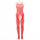 Women's sexy exotic lingerie cut-out crotchless fishnets body stocking #H3113