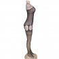 Women's sexy exotic lingerie cut-out crotchless fishnets body stocking #H3157