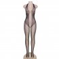 Backless Women's sexy exotic lingerie cut-out crotchless fishnets body stocking #H3158