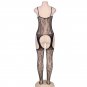 Sexy Women's exotic lingerie cut-out crotchless fishnets body stocking #H3163