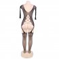 Women's sexy exotic lingerie cut-out crotchless fishnets body stocking #H3167