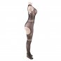 Women's sexy exotic lingerie cut-out crotchless fishnets body stocking #H3238