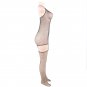 Women's sexy exotic lingerie cut-out crotchless fishnets body stocking #H3239