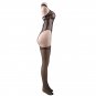 Women's sexy exotic lingerie cut-out crotchless fishnets body stocking #H3248