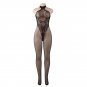 Women's sexy exotic lingerie cut-out crotchless fishnets body stocking #H3251
