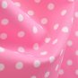Women's summer halter-neck polka dots printed midi dress Pink #JY12524