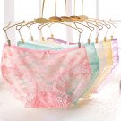Wholesale 6pcs multi colors Sexy lace hollow-out Women underwear ladies underpants panties #017-2
