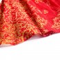 Summer chiffon side zipper A-line Skirt Red J14