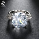 ORSA JEWELS 2017 Luxury Big Size 8 Ct Cushion Cut Cubic Zirconia Women Ring Lead