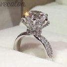 Promotion 94%OFF Vecalon Engagement wedding Band ring for women 3ct Cz Diamoniqu