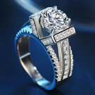 Luxurious Rings For Women Engagement Rings Anillos CZ Crystal Bague Femme Anel F