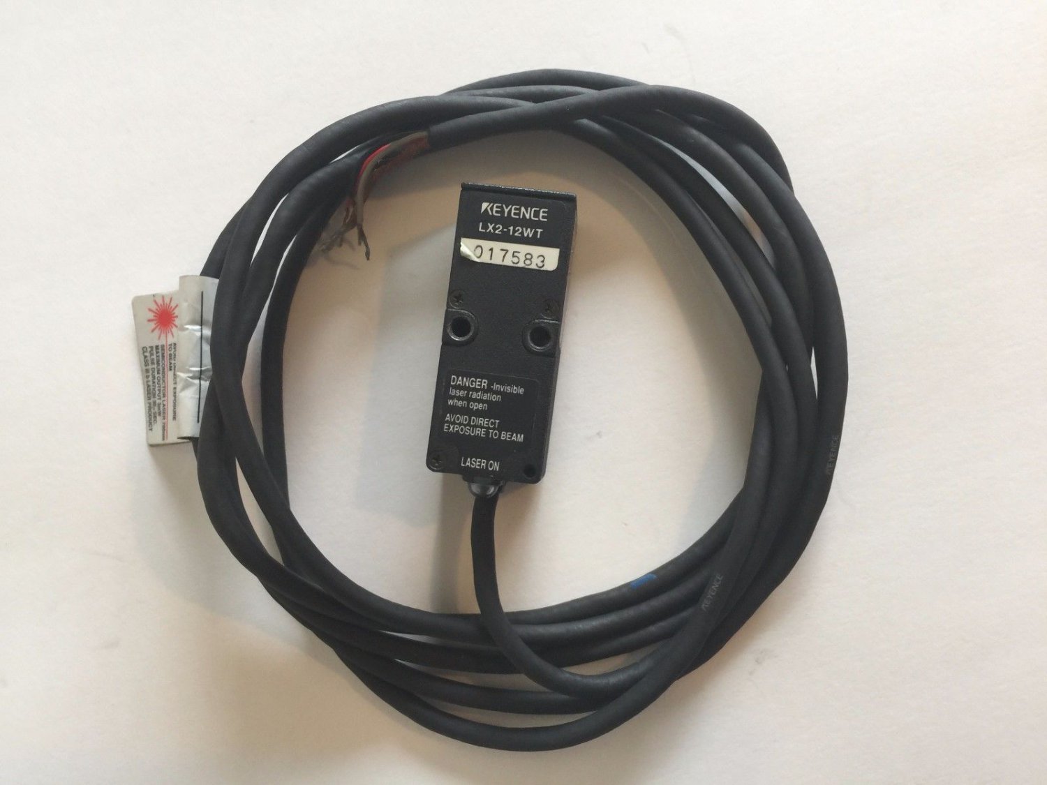 Keyence LX2-12WT Compact Laser Thrubeam Sensor, Transmitter