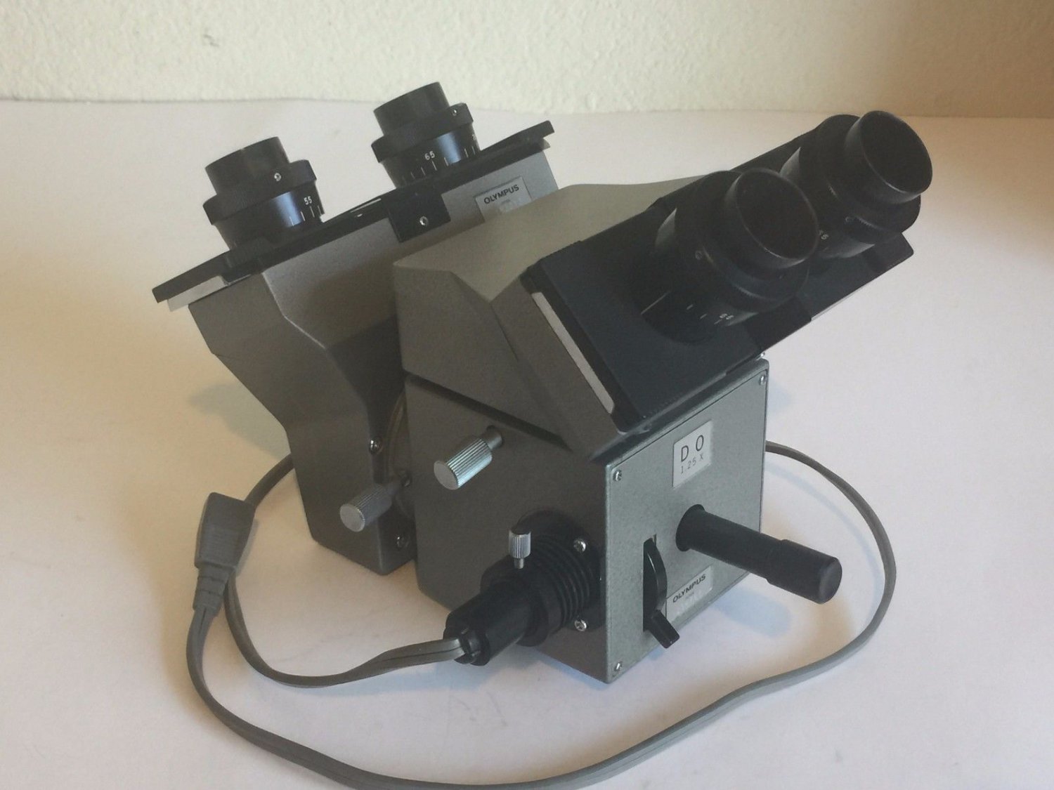 Olympus DO 1.25X Microscope Dual Observation Attachment and 2 Heads for BH