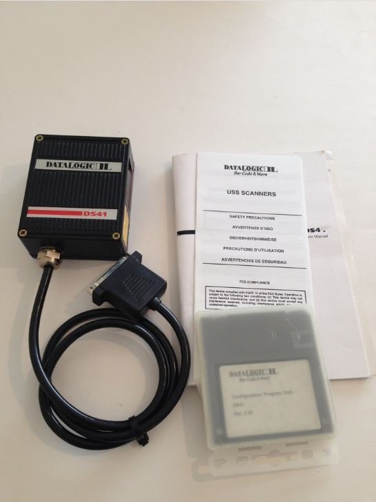 Datalogic DS41-30 Raster R2 Barcode Scanner with Cannon connector, DS4130