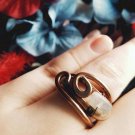 Labradorite Adjustable Copper Shimmering Crystal Ring