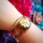 Labradorite Copper Cuff Bangle Bracelet