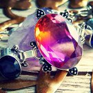 Ametrine Amethyst Citrine 925 Silver Bracelet