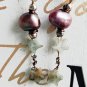 Pearl and Labradorite Star Earrings