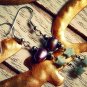 Pearl and Labradorite Star Earrings