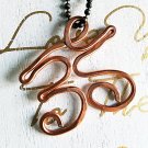 Namaste Copper Pendant