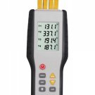 Digital 4 Channel Thermometer Temperature AAA Meter K Type Thermocouple Sensor