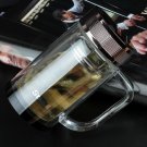 Glass Drinking Bottle New Creative Oval High-Grade Water Bottle Tea Cup