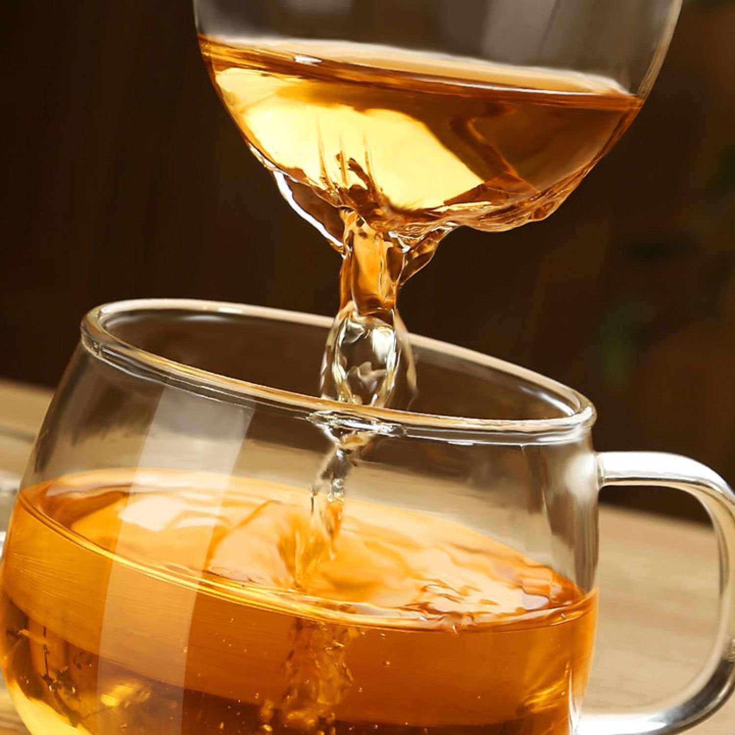 3Pcs/Set 2017 Transparent Clear Glass Milk Mug Coffee Tea Cup With Tea Infuser