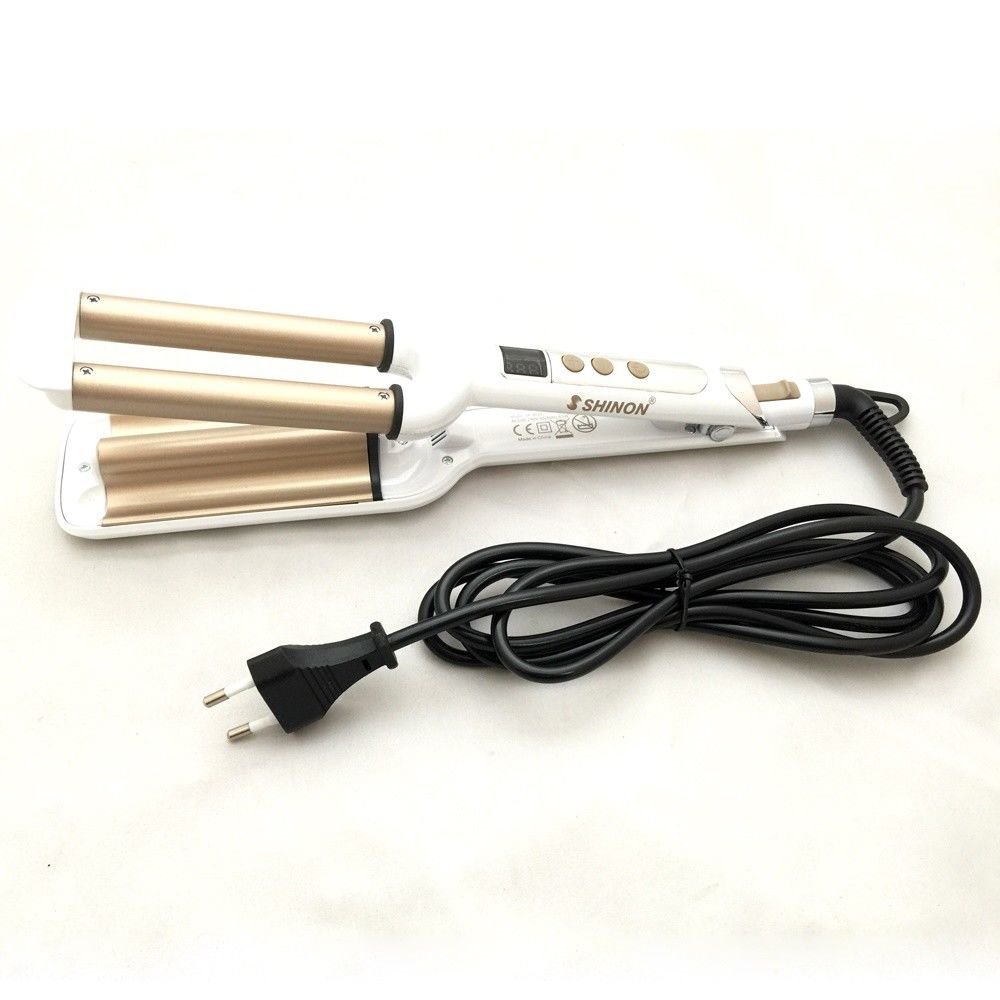 Styling Tools 3 Barrels Hair Rotating Curler Triple Barrel Flat Iron Barrels