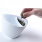 Chinese Personalized Special Design Plastic Tilt Tea Cup With Tea Infuser 250ml