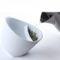 Chinese Personalized Special Design Plastic Tilt Tea Cup With Tea Infuser 250ml